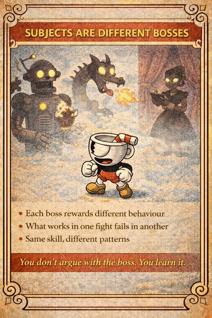 Subjects Are Different Bosses